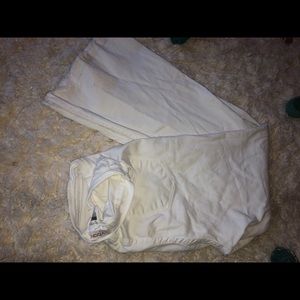 white bell bottoms